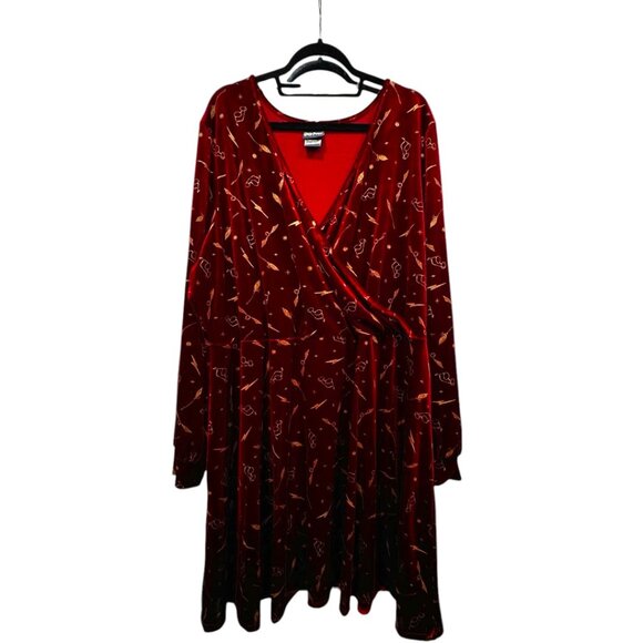 Harry Potter x Her Universe Plus Size Wrap Style Dress - Picture 1 of 4